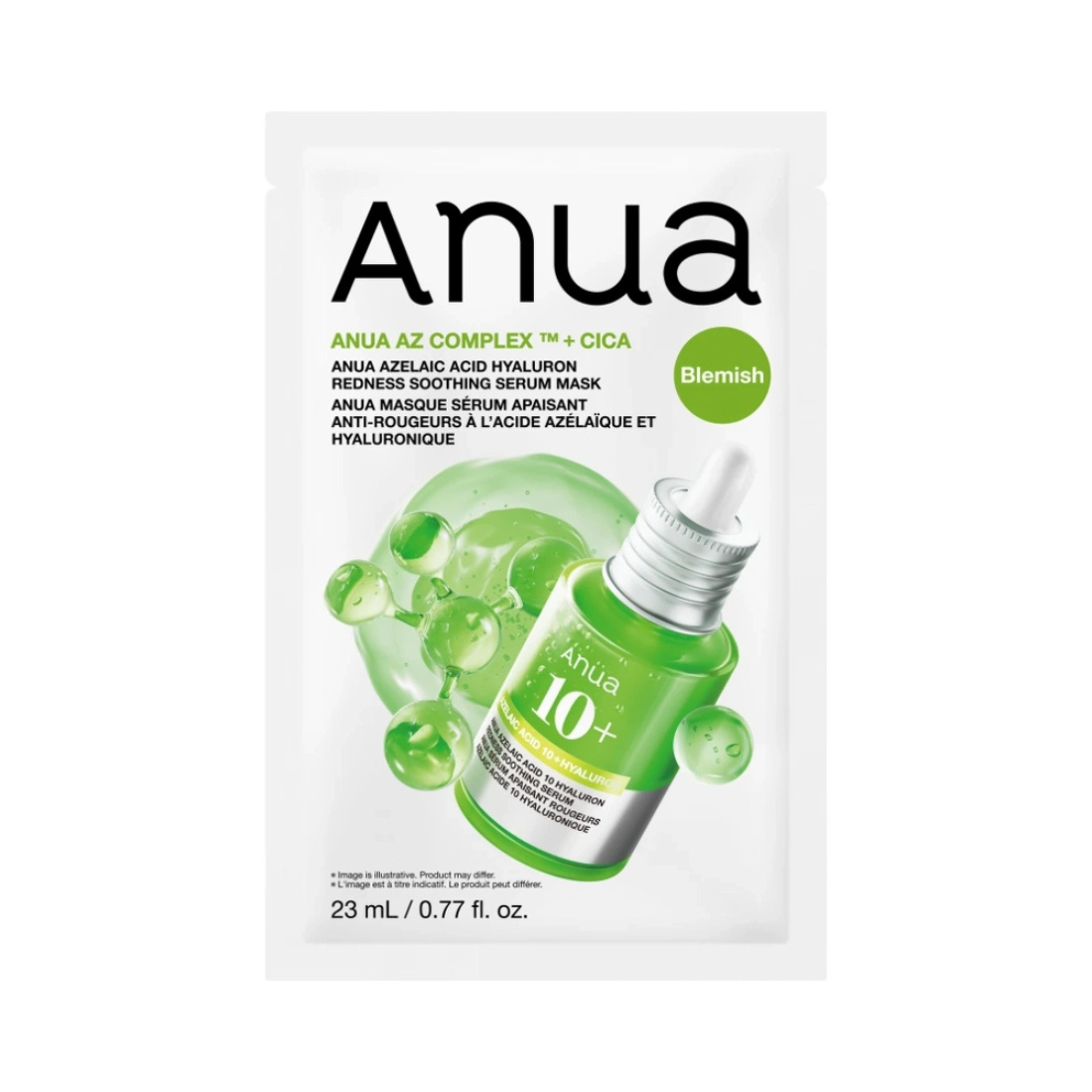 ANUA Azelaic Acid Hyaluron Redness Soothing Serum Mask lakštinė veido kaukė