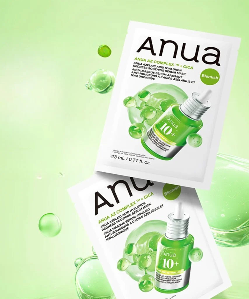 ANUA Azelaic Acid Hyaluron Redness Soothing Serum Mask lakštinė veido kaukė