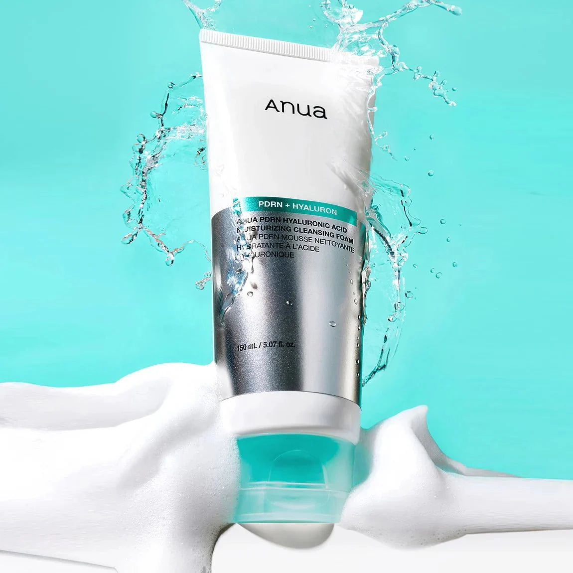 ANUA PDRN Hyaluronic Acid Moisturizing Cleansing Foam veido prausiklis