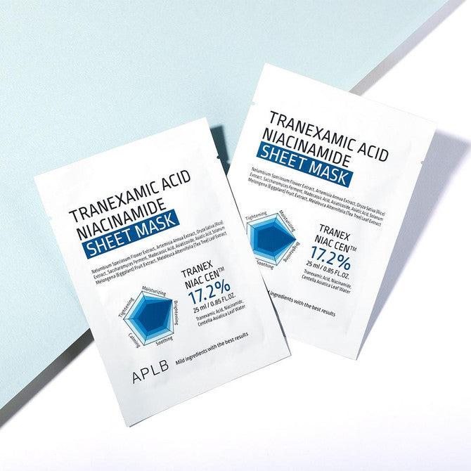 APLB Tranexamic Acid Niacinamide Sheet Mask lakštinė veido kaukė