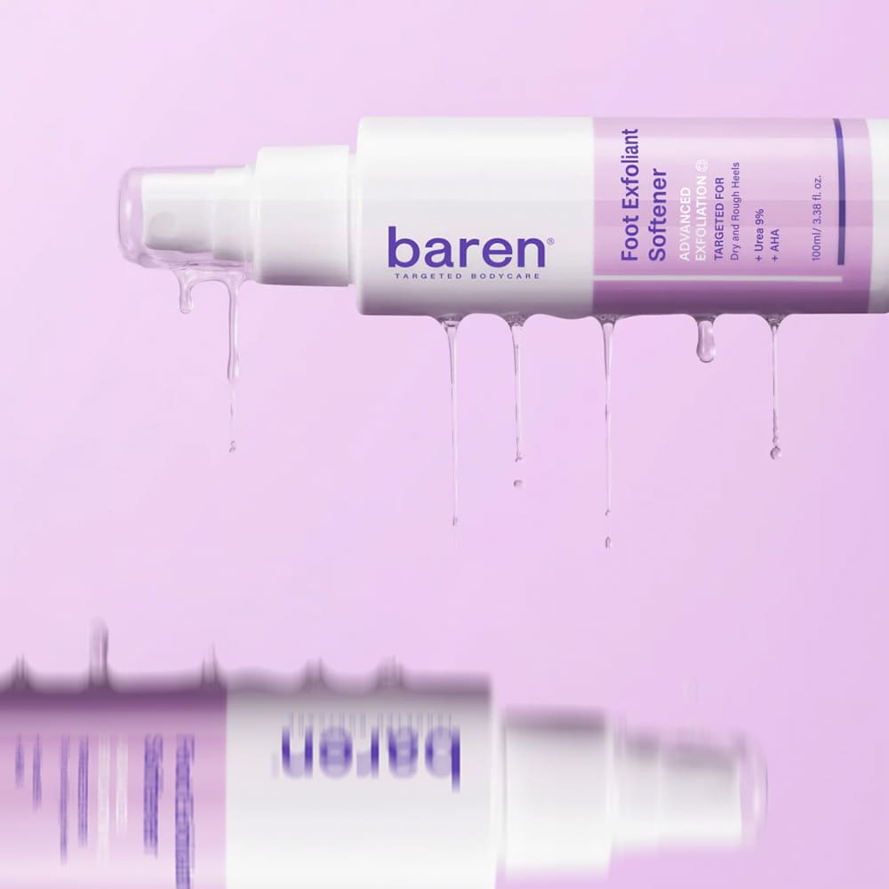 BAREN Foot Exfoliant Softener pėdų priežiūros priemonė