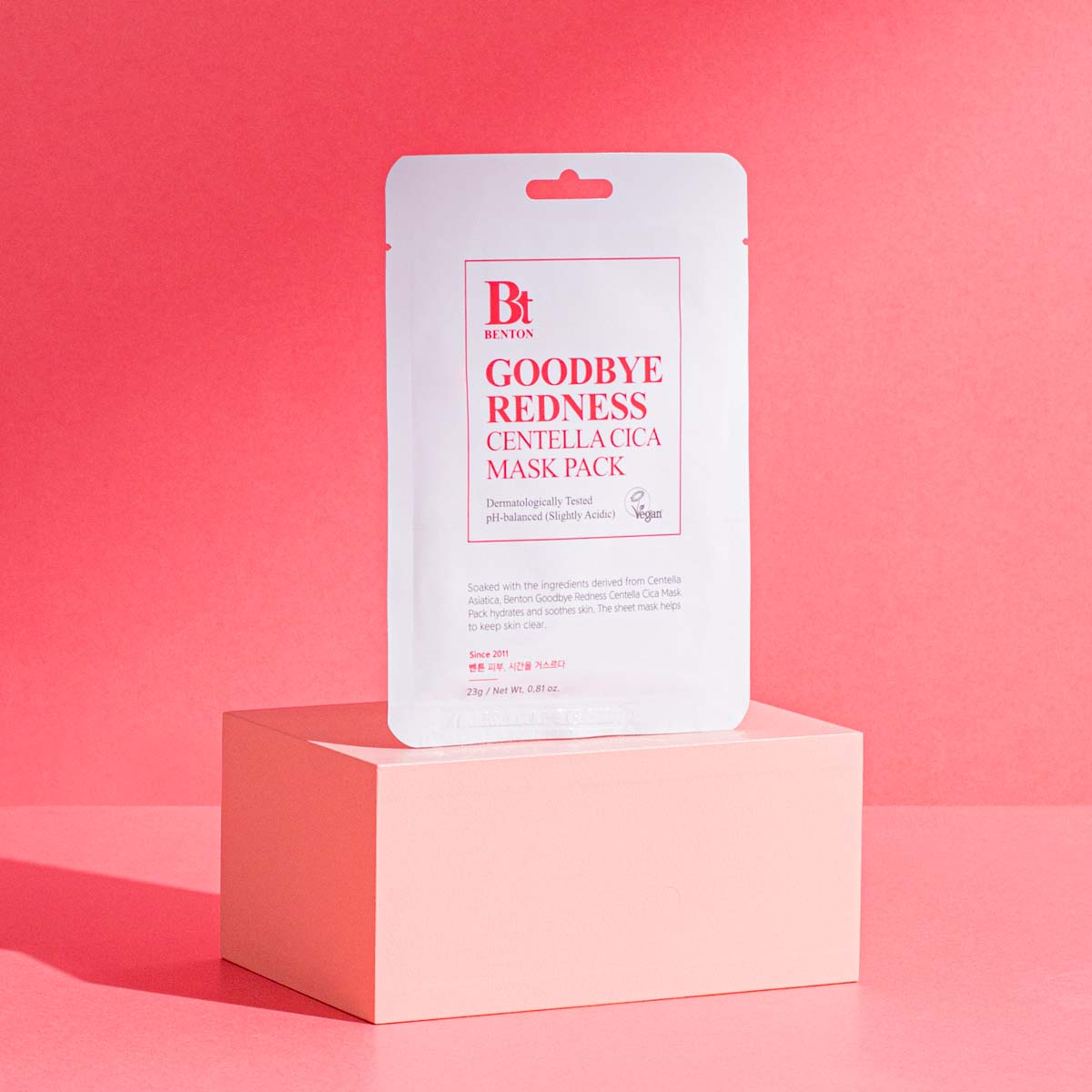 BENTON Goodbye Redness Centella Mask lakštinė veido kaukė