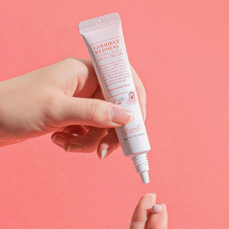 BENTON Goodbye Redness Centella Spot Cream priemonė nuo spuogų