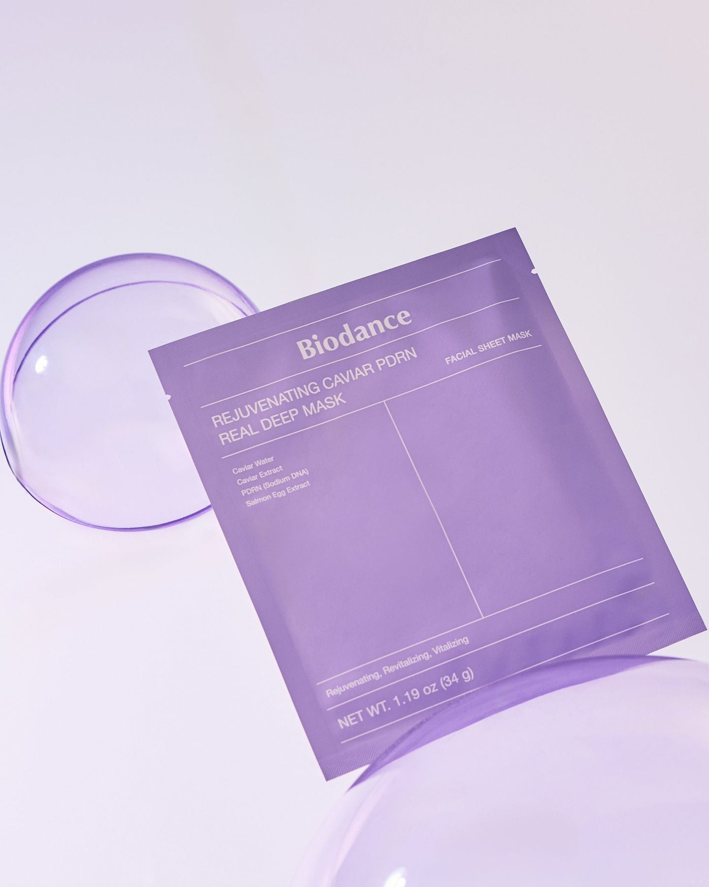 BIODANCE Rejuvenating Caviar PDRN Real Deep Mask hidrogelinė veido kaukė