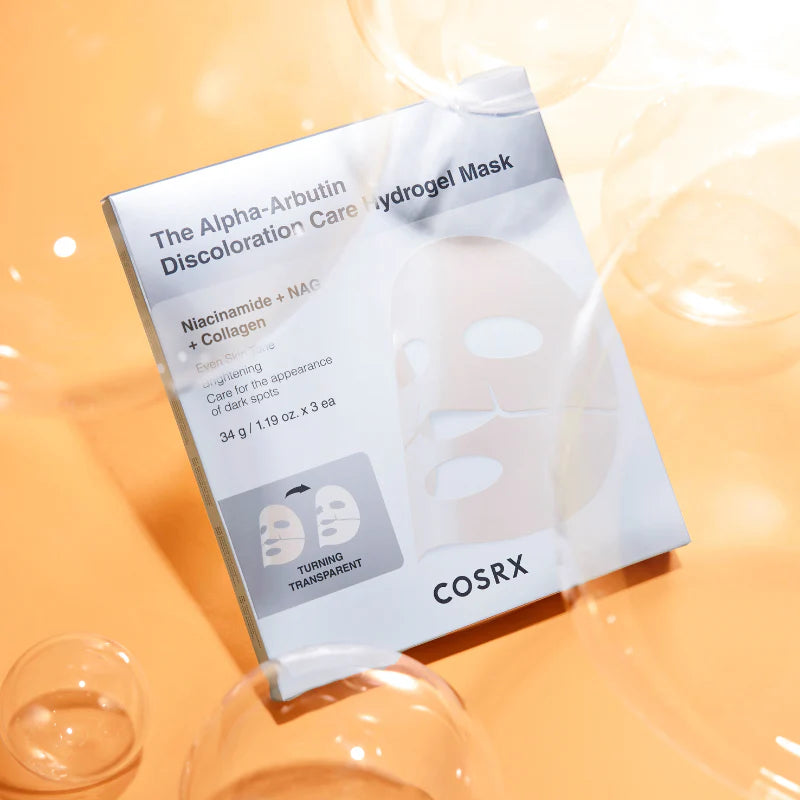 COSRX Arbutin Discoloration Hydrogel Mask hidrogelinė veido kaukė