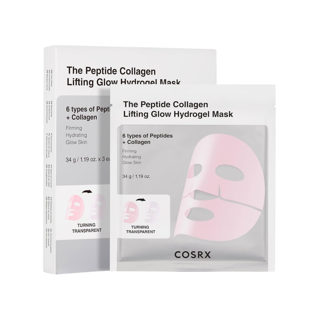 COSRX Peptide Collagen Glow Hydrogel Mask