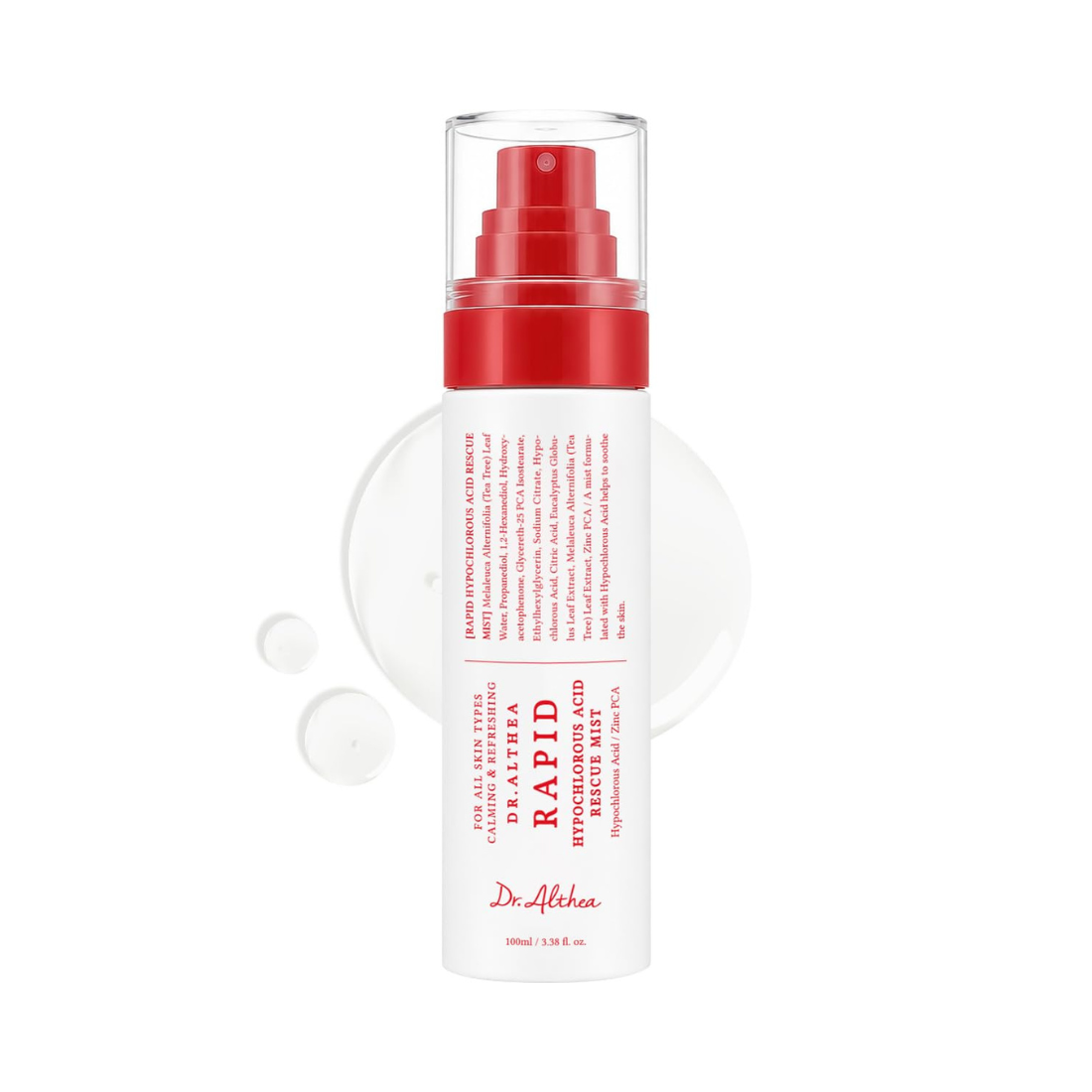 DR. ALTHEA Rapid Hypochlorous Acid Rescue Mist veido dulksna