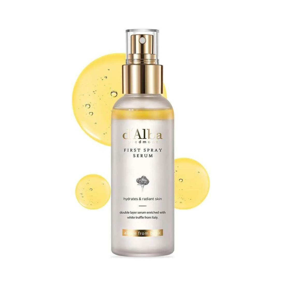 D'ALBA White Truffle First Spray Serum purškiamas veido serumas