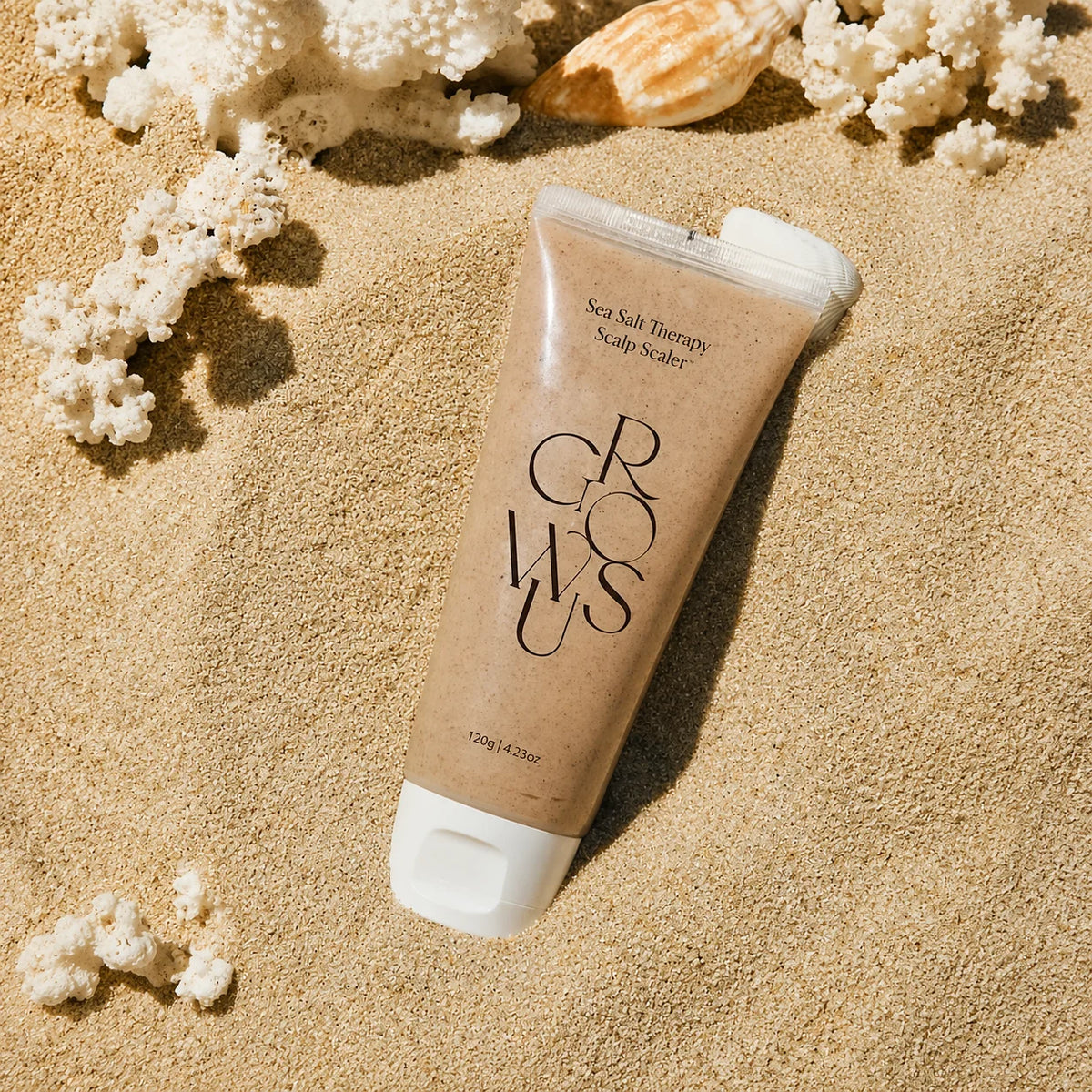 GROWUS Sea Salt Therapy Scalp Scaler galvos odos šveitiklis