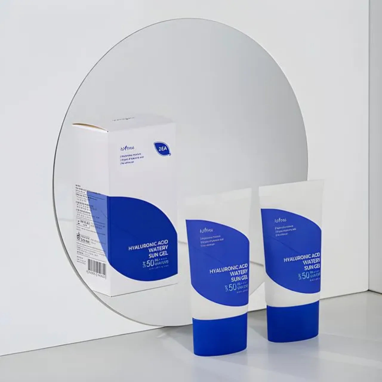 Isntree Hyaluronic Acid Watery Sun Gel SPF50 (2 vnt.) apsauginis kremas nuo saulės