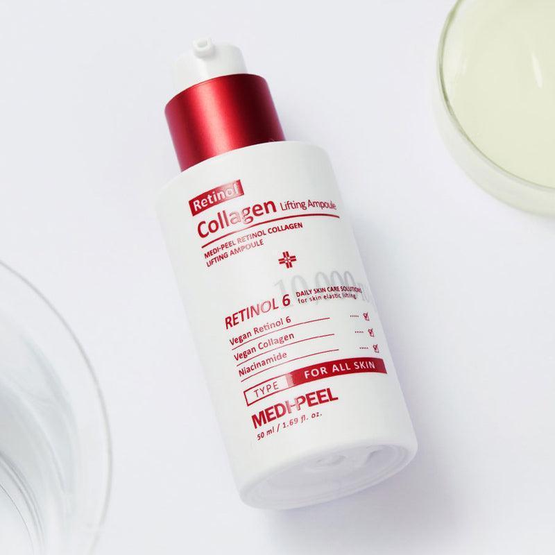 MEDI-PEEL Retinol Collagen Lifting Ampoule veido serumas