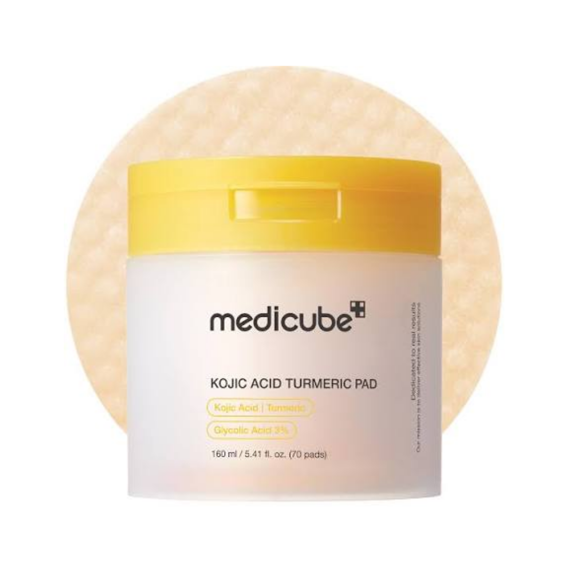 MEDICUBE Kojic Acid Turmeric Pad veido padeliai