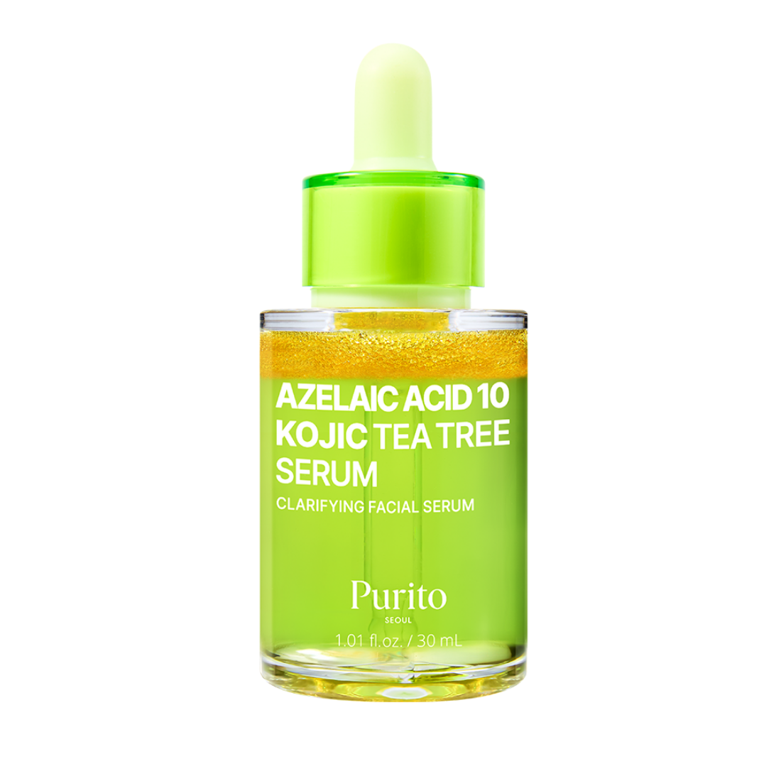 PURITO SEOUL Azelaic Acid 10 Kojic Tea Tree Serum veido serumas