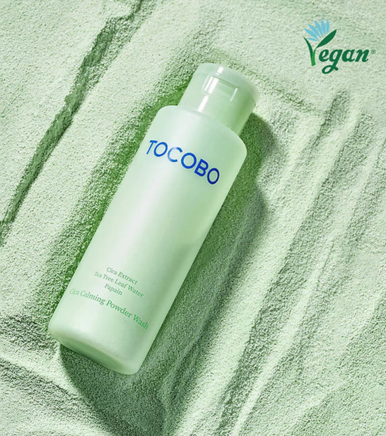 TOCOBO Cica Calming Powder Wash enziminis veido prausiklis