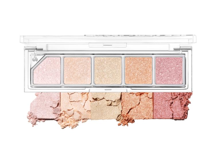 UNLEASHIA Mood Shower Face Palette Highlighter Version švytėjimo suteikianti paletė 100