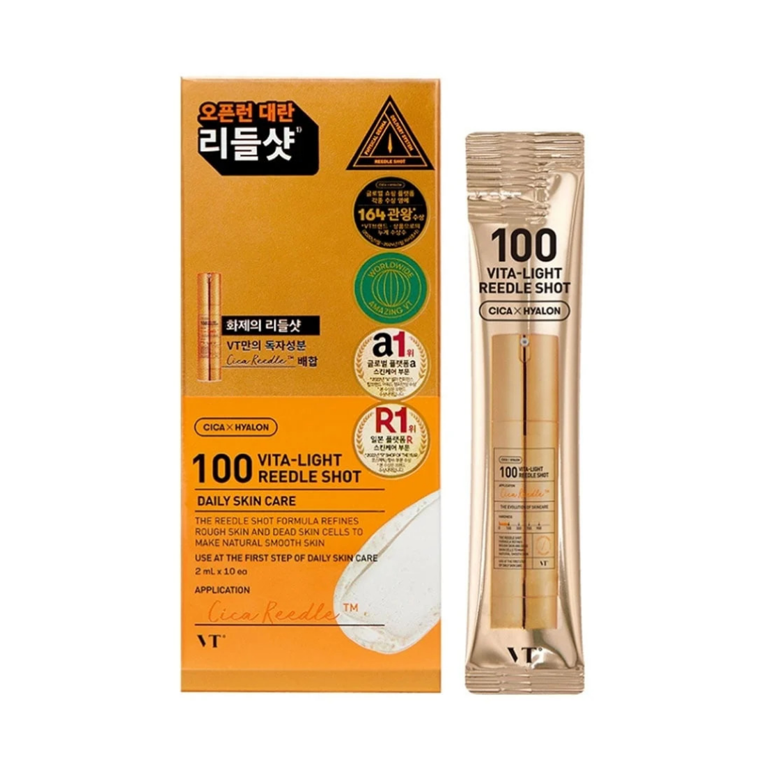 VT Cosmetics Vita-Light Reedle Shot 100 veido serumas