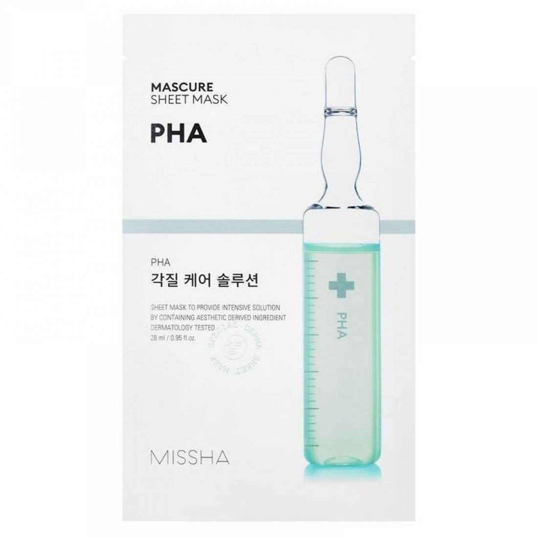 MISSHA Mascure Peeling Solution Sheet Mask lakštinė veido kaukė su PHA
